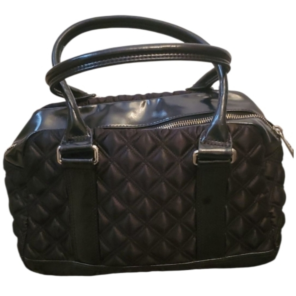 Jacobs by Marc Jacobs Vintage Quilted Black Satchel – Designer Leather Handbag